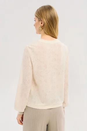 <span style="color: #000000;"><strong><a style="color: #000000;" href="https://stylnaya.ru/product_brand/alexander-bogdanov/">Alexander Bogdanov</a></strong></span><br>  Alexander Bogdanov Джемпер "Кружево времен" Артикул 22-03-074